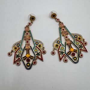 Colorful Geometric Earrings